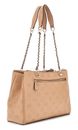 GUESS Cresidia Status Shoulder Satchel Bag Beige GUESS Cresidia Status Shoulder Satchel Bag Beige