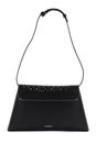 COCCINELLE Dew Cow Perforation Handbag Noir