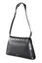 COCCINELLE Dew Cow Perforation Handbag Noir