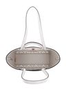 COCCINELLE Amalia Cow Perforation Handbag Blanco COCCINELLE Amalia Cow Perforation Handbag Blanco