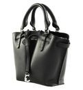 COCCINELLE Flores Handbag Grained Leather S Noir COCCINELLE Flores Handbag Grained Leather S Noir