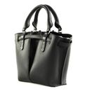 COCCINELLE Flores Handbag Grained Leather S Noir COCCINELLE Flores Handbag Grained Leather S Noir