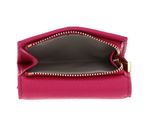 COCCINELLE Metallic Soft Wallet Grained Leather New Fucsia