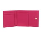 COCCINELLE Metallic Soft Wallet Grained Leather New Fucsia