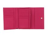 COCCINELLE Metallic Soft Wallet Grainy Leather New Fucsia COCCINELLE Metallic Soft Wallet Grainy Leather New Fucsia