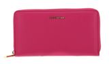 COCCINELLE Metallic Soft Wallet Grained Leather New Fucsia COCCINELLE Metallic Soft Wallet Grained Leather New Fucsia