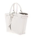 COCCINELLE Flores Handbag Grained Leather M Blanco COCCINELLE Flores Handbag Grained Leather M Blanco