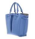 COCCINELLE Flores Handbag Grained Leather M Azul COCCINELLE Flores Handbag Grained Leather M Azul