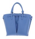 COCCINELLE Flores Handbag Grained Leather M Azul COCCINELLE Flores Handbag Grained Leather M Azul