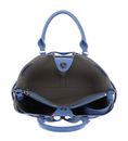 COCCINELLE Flores Handbag Grained Leather M Azul COCCINELLE Flores Handbag Grained Leather M Azul