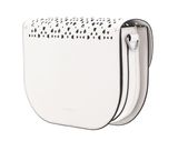 COCCINELLE Dew Crossbody Grained Leather Blanco COCCINELLE Dew Crossbody Grained Leather Blanco