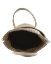 COCCINELLE Myrtha Bicolor Straw Handbag Mul. Blanco / Blan COCCINELLE Myrtha Bicolor Straw Handbag Mul. Blanco / Blan