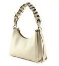 COCCINELLE Boheme Grana Double Shoulder Bag M Blanco / Skin