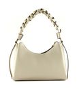 COCCINELLE Boheme Grana Double Shoulder Bag M Blanco / Skin
