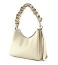 COCCINELLE Boheme Grana Double Shoulder Bag M Blanco / Skin