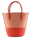 COCCINELLE Myrtha Bicolor Straw Handbag Multi Gazpa / Gazpa COCCINELLE Myrtha Bicolor Straw Handbag Multi Gazpa / Gazpa