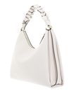COCCINELLE Boheme Grana Double Shoulder Bag L Blanco / Skin