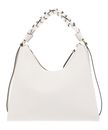 COCCINELLE Boheme Grana Double Shoulder Bag L Blanco / Skin