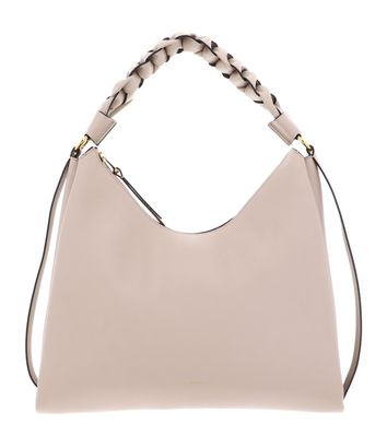 COCCINELLE Boheme Grana Double Shoulder Bag L Rosette / Warm Taupe