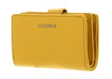 COCCINELLE Metallic Soft Mini Wallet Grained Leather Soleado