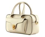 COCCINELLE Beat Soft Handbag Grained Leather Blanco COCCINELLE Beat Soft Handbag Grained Leather Blanco