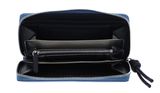 COCCINELLE Metallic Soft Wallet Grained Leather Azul / Midnight B