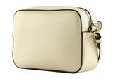 COCCINELLE Beat Cow Perforation Handbag Blanco