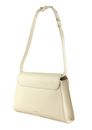 COCCINELLE Dorian Handbag Grained Leather Blanco COCCINELLE Dorian Handbag Grained Leather Blanco