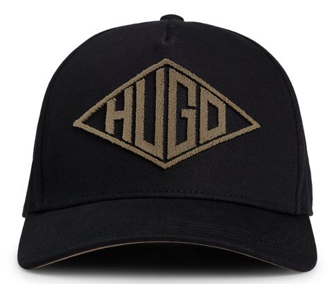 HUGO Marsel Geo Cap Black
