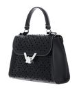 COCCINELLE Dew Cow Perforation Handbag Noir