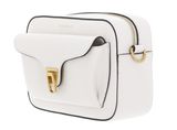 COCCINELLE Beat Soft Ribb Crossbody Bag Grained Leather Blanco COCCINELLE Beat Soft Ribb Crossbody Bag Grained Leather Blanco