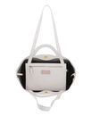 COCCINELLE Amalia Handbag Grained Leather Blanco COCCINELLE Amalia Handbag Grained Leather Blanco