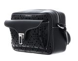 COCCINELLE Beat Cow Perforation Handbag Noir