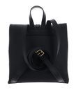 COCCINELLE Dorian Backpack Grained Leather Noir COCCINELLE Dorian Backpack Grained Leather Noir