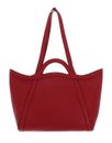 COCCINELLE Amalia Grained Leather Shopper Sangria COCCINELLE Amalia Grained Leather Shopper Sangria