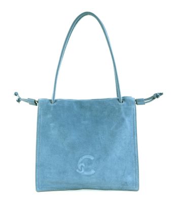 COCCINELLE Dulse Suede Handbag Azul / Azul
