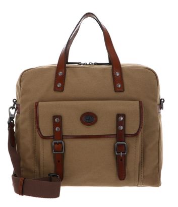 THE BRIDGE Guido Briefcase Naturale / Marrone Rutenio Scuro