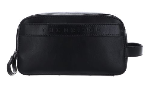 THE BRIDGE Giacomo Beauty Bag Nero / Rutenio Scuro