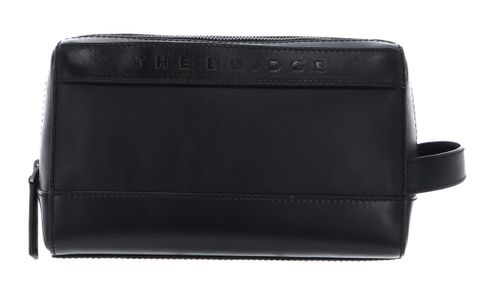 THE BRIDGE Giacomo Beauty Bag Nero Rutenio Scuro