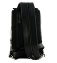 THE BRIDGE Giacomo Sling Bag Nero Rutenio Scuro THE BRIDGE Giacomo Sling Bag Nero Rutenio Scuro
