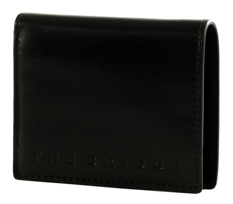 THE BRIDGE Giacomo Wallet Nero Rutenio Scuro