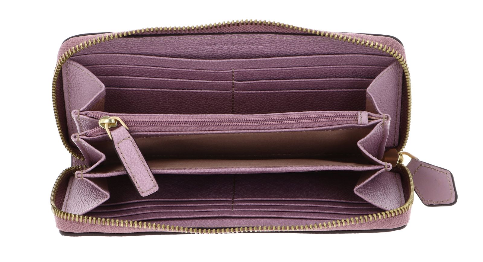 THE BRIDGE Gemma Zip Around Wallet Blossom Pink Oro THE BRIDGE Gemma Zip Around Wallet Blossom Pink Oro