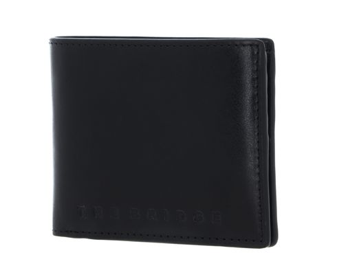 THE BRIDGE Giacomo Men's Wallet Nero Rutenio Scuro