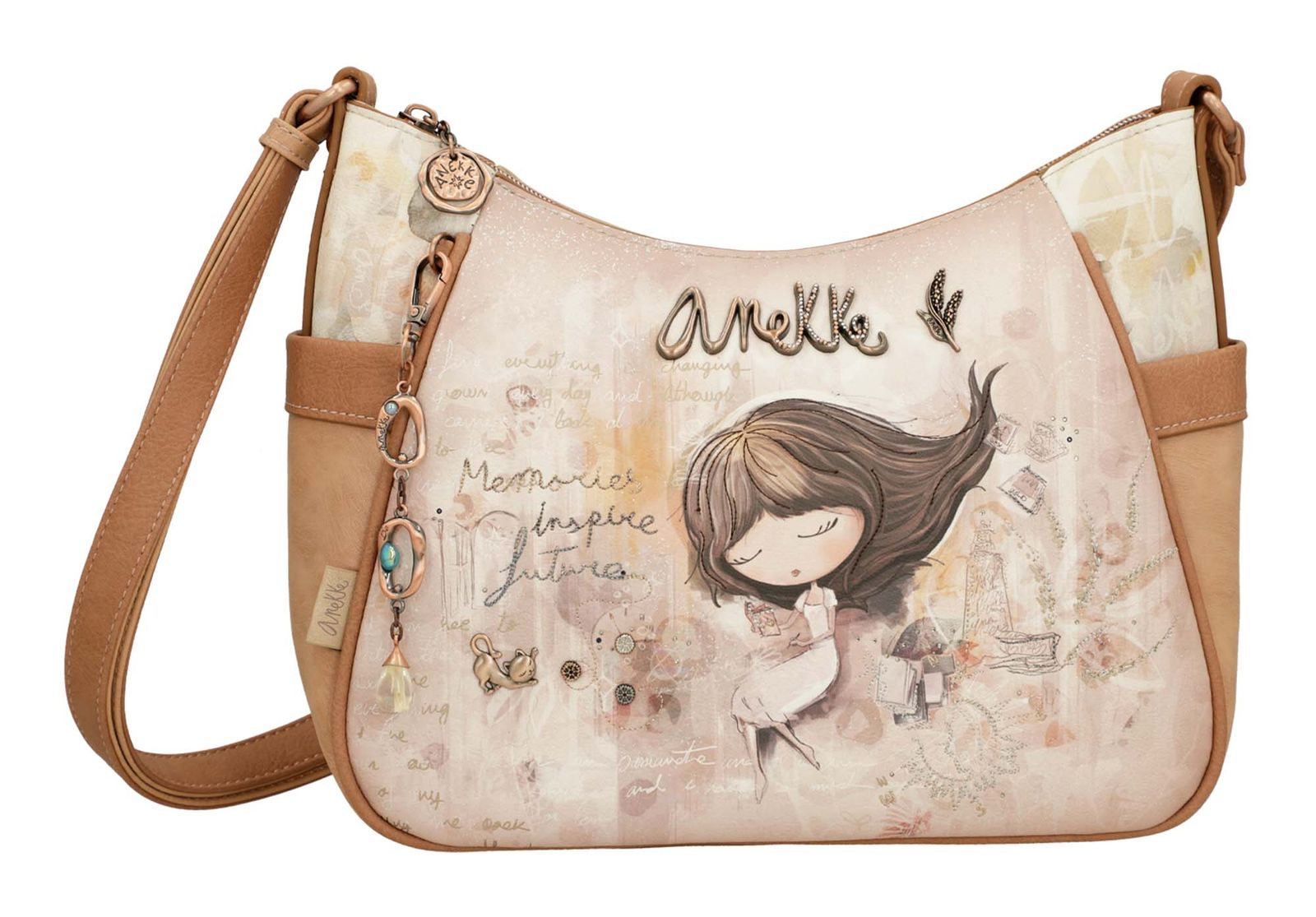 Sac à Dos Anekke Memories S – Multicolor, Dimensions 19x23x8 Cm, Polyuréthane, Avec Charme Logo
