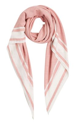 TOMMY HILFIGER Elevated Chic Textile Square Scarf Foggy Pink