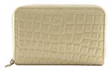 SEIDENFELT MANUFAKTUR Ebba Wallet Croco Print Cream