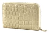 SEIDENFELT MANUFAKTUR Ebba Wallet Croco Print Cream