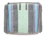 SEIDENFELT MANUFAKTUR Hulu Roros Crossbag Aqua Mix