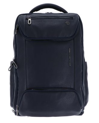 PIQUADRO Cronus Personalizable Travel Backpack 15,6" Blue