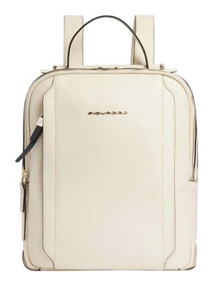 PIQUADRO Circle Computer Backpack White Milk